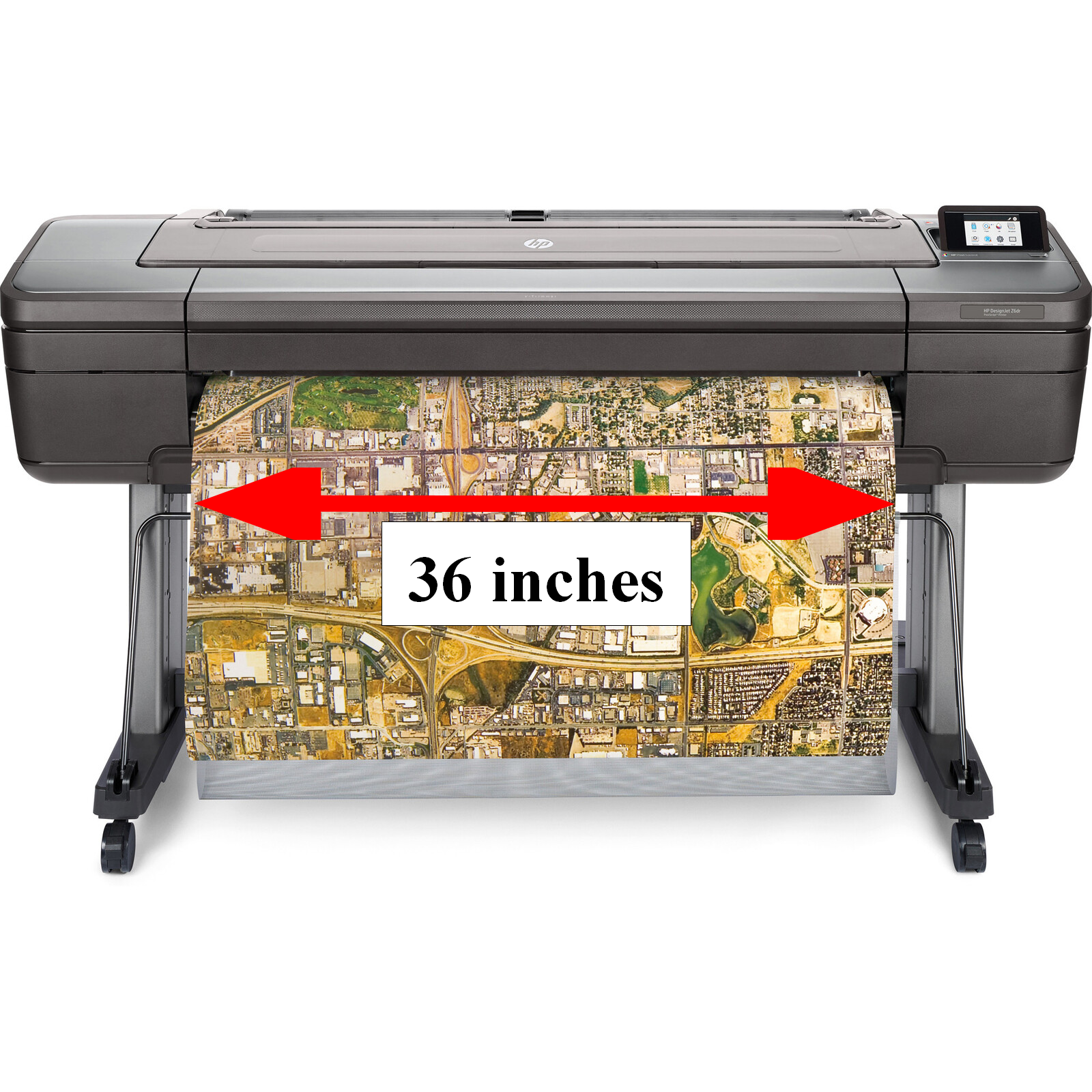 Poster printer paper widht is 36 inches!